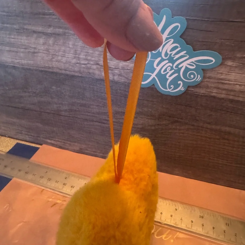 Heart-Shaped Yellow Pet Toy